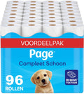 Page ® toilet paper - completely clean toilet paper - 96 rolls - value pack